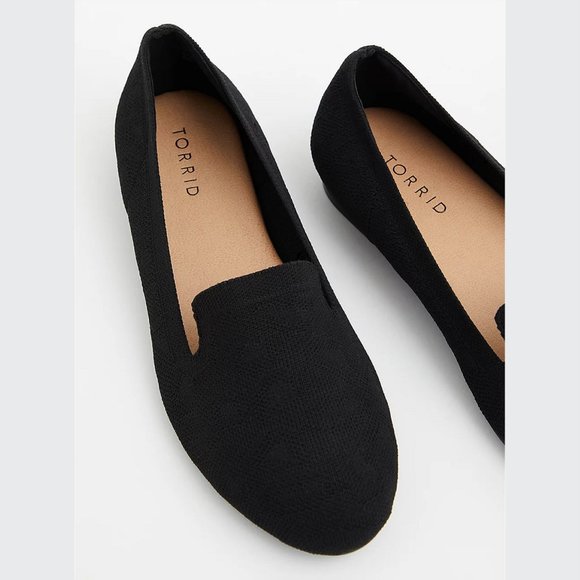 Torrid Black Stretch Knit Loafer (WW) - Picture 3 of 4
